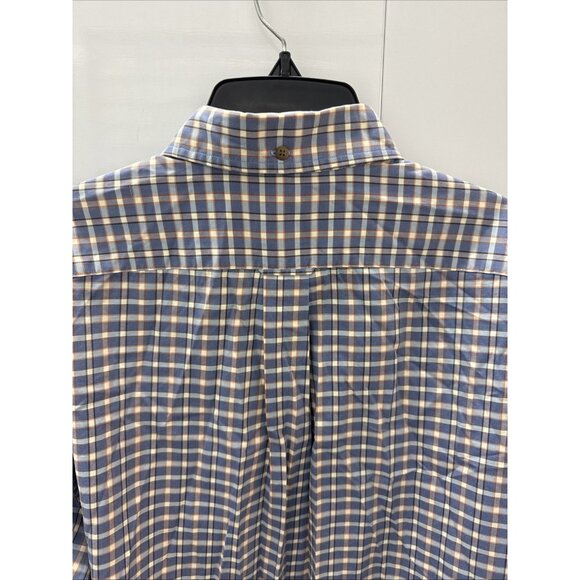 Façonnable Designed In France Men's Medium Multi Color Plaid Long Sleeve Shirt - Picture 7 of 11